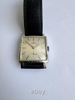 Vintage Excellent Zenith mechanical cal. 2531 Square Swiss rare Watch 29mm