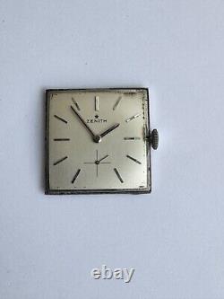 Vintage Excellent Zenith mechanical cal. 2531 Square Swiss rare Watch 29mm