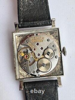 Vintage Excellent Zenith mechanical cal. 2531 Square Swiss rare Watch 29mm