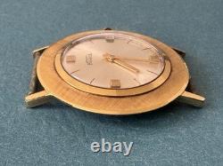 Vintage Extremely Rare Swiss Ernest Borel Yellow Gold Plated Man's Watch