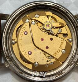 Vintage Favre Leuba Geneve Sea Chief Watch Ultra Rare 1950's Swiss Made Men Hand