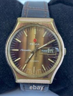 Vintage Felca Airmaster Watch Automatic Rotomatic 1950's Ultra Rare 35 MM Swiss