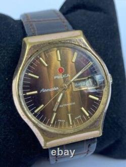 Vintage Felca Airmaster Watch Automatic Rotomatic 1950's Ultra Rare 35 MM Swiss