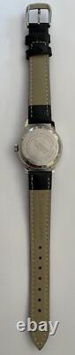 Vintage GRUEN Watch Watertite Swiss Incabloc Waterproof Gruen Black Dial RARE