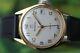 Vintage Great Swiss Gold-plated Delbana Watch 17 Jewels With Date Very Rare