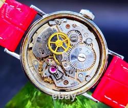 Vintage HARVEL Date-O-Graph Swiss Manual Wind Rare 1950's Superb Men's Watch