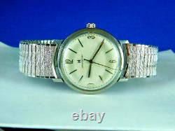 Vintage Hamilton 17j Swiss Model 69-1 Mens Stainless Wristwatch Rare C. 1961