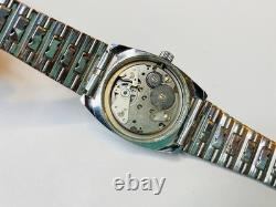 Vintage Hercules Prima Super 21 Mens Mechanical Watch Swiss Made Blue Dial RARE