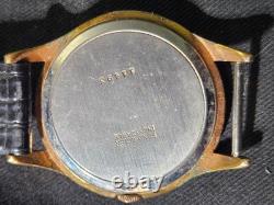 Vintage Herodia Ancre 17 Rubis Swiss Made Gold Plated Mechanical Watch 35mm Rare