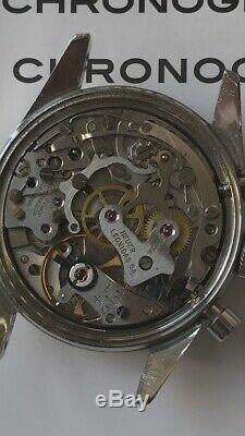 Vintage Heuer Carrera 3647s. Rare Swiss Only Dial. Valjoux 92. Rare Chronograph