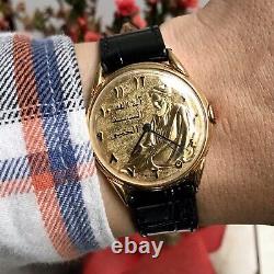 Vintage Hislon Ayatollah Khomeini Watch Unique Dial Extremely Rare