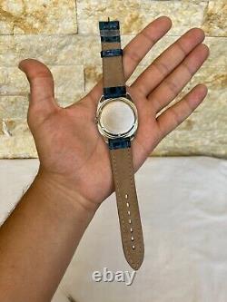Vintage Invencible Watch Swiss Made Silver Mens Gents 39mm Handwind 1960's Rare