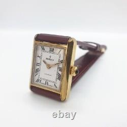 Vintage Invicta Swiss Made Tank Watch, Rare 70s or 80s Invicta Mechanical Watch