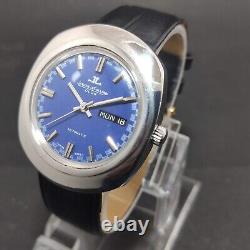 Vintage Jaegar LeCoultre Club Automatic Swiss Men Working Wrist Watch 37MM Rare