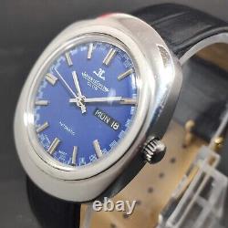 Vintage Jaegar LeCoultre Club Automatic Swiss Men Working Wrist Watch 37MM Rare