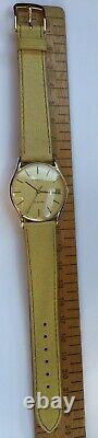 Vintage Juvenia Watch 18k Gold Automatic Swiss made JUVNIA 11511 Slim RARE