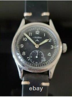 Vintage LEMANIA Dirty Dozen Military WW2 Watch. Swiss. Lovely RARE Example