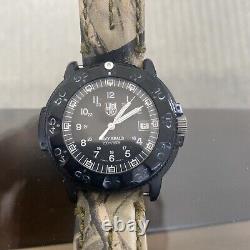Vintage LUMINOX Navy Seals 200M/660ft Swiss 3H Mbm Black Dial Luminox Rare