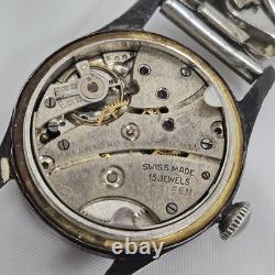 Vintage Landau Men's Watch 15 Jewel Acklin Swiss Mechanical Wind Runs Rare