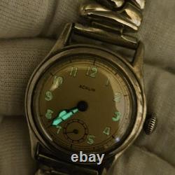 Vintage Landau Men's Watch 15 Jewel Acklin Swiss Mechanical Wind Runs Rare