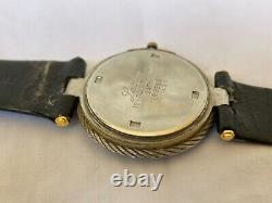 Vintage Lavian Watch chronograph 18K GOLD PLATED 1043 M Swiss Quartz RARE 36MM