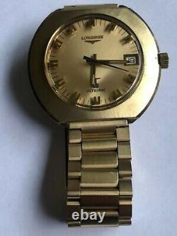 Vintage Longines Electronic Swiss Watch Date Ultra Rare 1970-1975