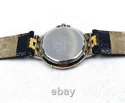 Vintage Luxury 80s Watch Swiss Romanson Half-Gold Wristwatch Rare & Quality