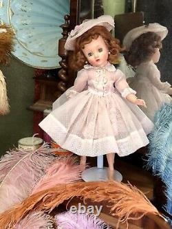 Vintage Madame Alexander High Color Elise Doll In Rare Swiss Pink Sheer #2230