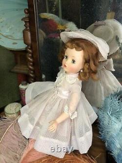 Vintage Madame Alexander High Color Elise Doll In Rare Swiss Pink Sheer #2230