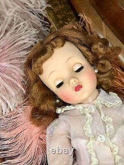 Vintage Madame Alexander High Color Elise Doll In Rare Swiss Pink Sheer #2230