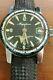 Vintage Majestime Diver Broad Arrow Men's Rare WorldTime Watch Swiss Made 1960's