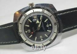 Vintage Mans MABEL DIVER'S GMT Super Rare Model swiss Watch
