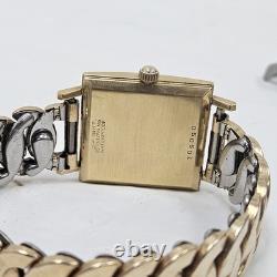 Vintage Men's Bulova 18k Solid Gold Rare M6 1966 17J 10CL Swiss Mechanical Wind