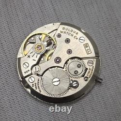 Vintage Men's Bulova 18k Solid Gold Rare M6 1966 17J 10CL Swiss Mechanical Wind