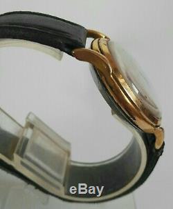Vintage Men's Golden Chronograph Hayaly Hand Winding Rare Swiss Made Watch 37mm