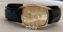 Vintage Milus Quartz Watch Swiss Made Classic Dial Milus Quartz Mens Watch RARE