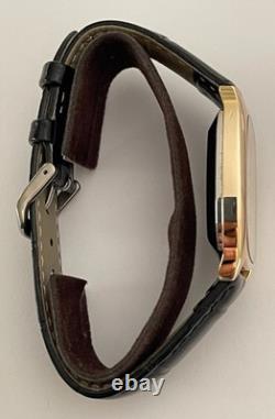 Vintage Milus Quartz Watch Swiss Made Classic Dial Milus Quartz Mens Watch RARE