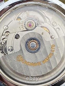 Vintage Mondaine Swiss Made Automatic Sbb Cff Ffs Mens Watch Rare Serviced