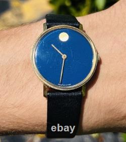 Vintage Movado Swiss Museum Dial 17J Manual Wind Watch 031M621 Rare 60's watch