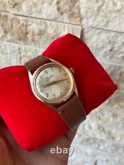 Vintage NIVADA Compensamatic Wristwatch 17J Swiss Watch 1950s unisex 34mm Rare