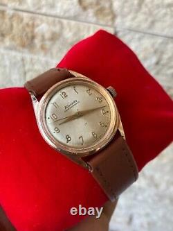 Vintage NIVADA Compensamatic Wristwatch 17J Swiss Watch 1950s unisex 34mm Rare