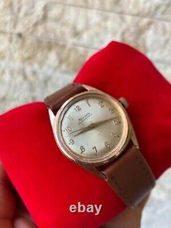 Vintage NIVADA Compensamatic Wristwatch 17J Swiss Watch 1950s unisex 34mm Rare