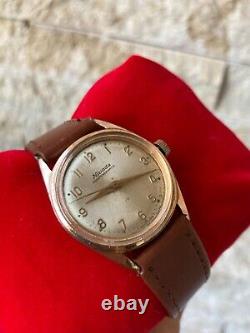 Vintage NIVADA Compensamatic Wristwatch 17J Swiss Watch 1950s unisex 34mm Rare