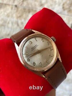 Vintage NIVADA Compensamatic Wristwatch 17J Swiss Watch 1950s unisex 34mm Rare