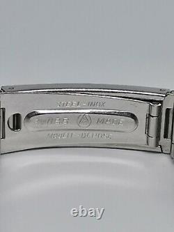 Vintage NSA Rare 70's 24mm Swiss Bracelet Steel SS Sport Bracelet Zenith, Heuer
