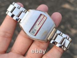 Vintage Nino Swiss Made Jump Hour Digital Automatic Men's Watch Rare Retro 1970s