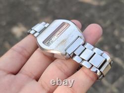 Vintage Nino Swiss Made Jump Hour Digital Automatic Men's Watch Rare Retro 1970s