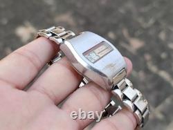 Vintage Nino Swiss Made Jump Hour Digital Automatic Men's Watch Rare Retro 1970s