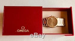 Vintage OMEGA Seamaster (1970's) Quartz Watch. Swiss. CAL 1342 RARE BROWN DIAL