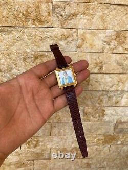 Vintage Odeon Watch President Gaddafi Swiss Gold Plated 10m Memorial Super Rare